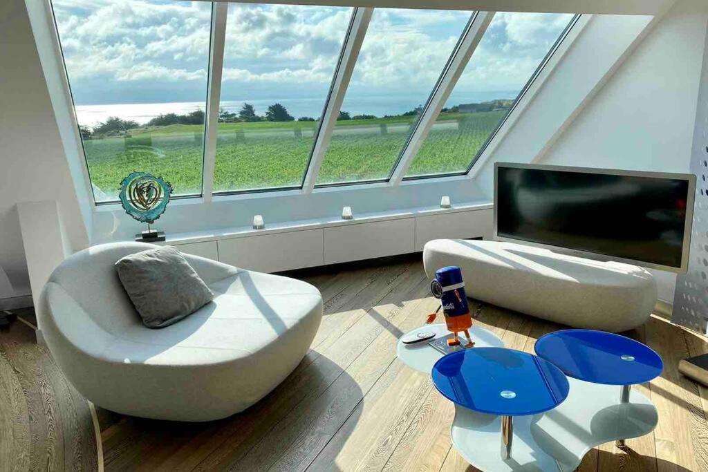 Appartement D'Exception Avec Vue Mer Gicquel エクステリア 写真